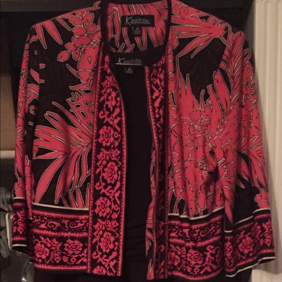 Knee Length Dress with Jacket with 3/4 sleeves - Picture 2 of 4